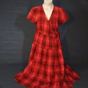 Universal Thread red plaid Dress